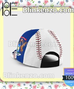 Batting Michigan Flag Pattern Classic Hat Caps Gift For Men a