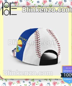 Batting Montana Flag Pattern Classic Hat Caps Gift For Men a