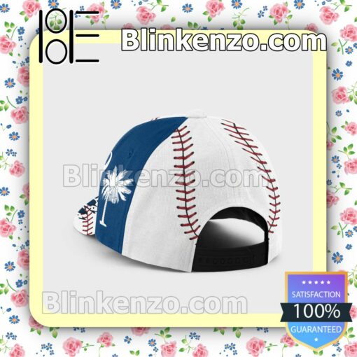 Batting South Carolina Flag Pattern Classic Hat Caps Gift For Men a