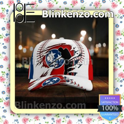 Batting Tennessee Flag Pattern Classic Hat Caps Gift For Men x