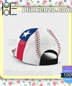 Batting Texas Flag Pattern Classic Hat Caps Gift For Men a