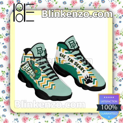 Baylor Bears Jordan Mens Air 13 Retro Print