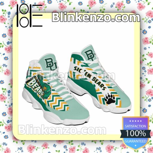 Baylor Bears Jordan Mens Air 13 Retro Print a