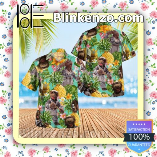 Beauregard The Muppet Tropical Pineapple Beach Shirt