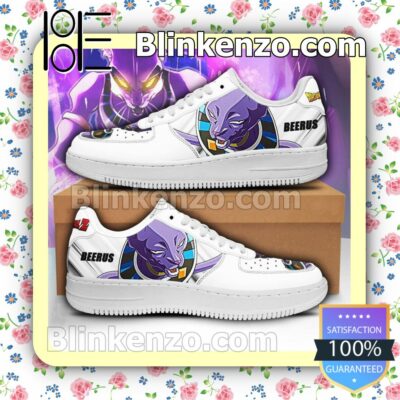 Beerus Dragon Ball Z Anime Nike Air Force Sneakers