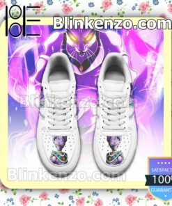 Beerus Dragon Ball Z Anime Nike Air Force Sneakers a