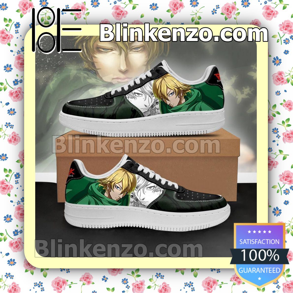 Fast Shipping Berserk Serpico Berserk Anime Mixed Manga Nike Air Force Sneakers