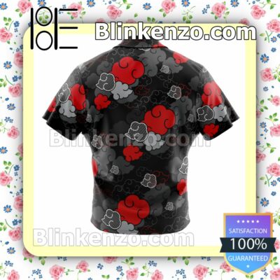 Black Aloha Akatsuki Naruto Summer Beach Vacation Shirt a