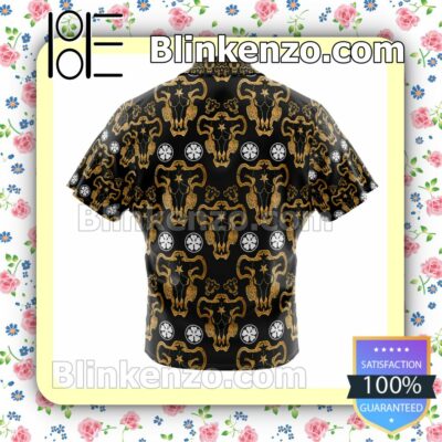 Black Bulls Black Clover Summer Beach Vacation Shirt b