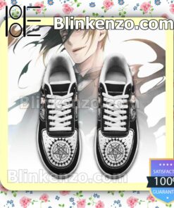 Black Butler Sebastian Michaelis Anime Nike Air Force Sneakers a