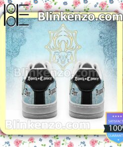 Black Clover Magic Knights Squad Azure Deer Anime Nike Air Force Sneakers b