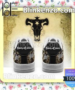 Black Clover Magic Knights Squad Black Bull Anime Nike Air Force Sneakers b