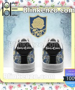 Black Clover Magic Knights Squad Blue Rose Anime Nike Air Force Sneakers b