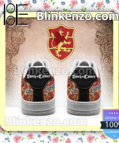Black Clover Magic Knights Squad Crimson Lion Anime Nike Air Force Sneakers b