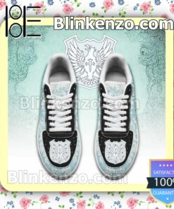 Black Clover Magic Knights Squad Silver Eagle Anime Nike Air Force Sneakers a