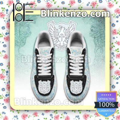 Black Clover Magic Knights Squad Silver Eagle Anime Nike Air Force Sneakers a