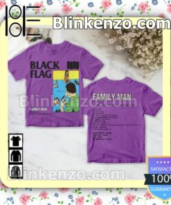 Black Flag Family Man Album Custom Shirt