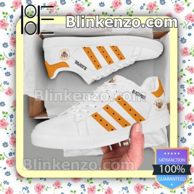 Blackpool Logo Print Low Top Shoes a