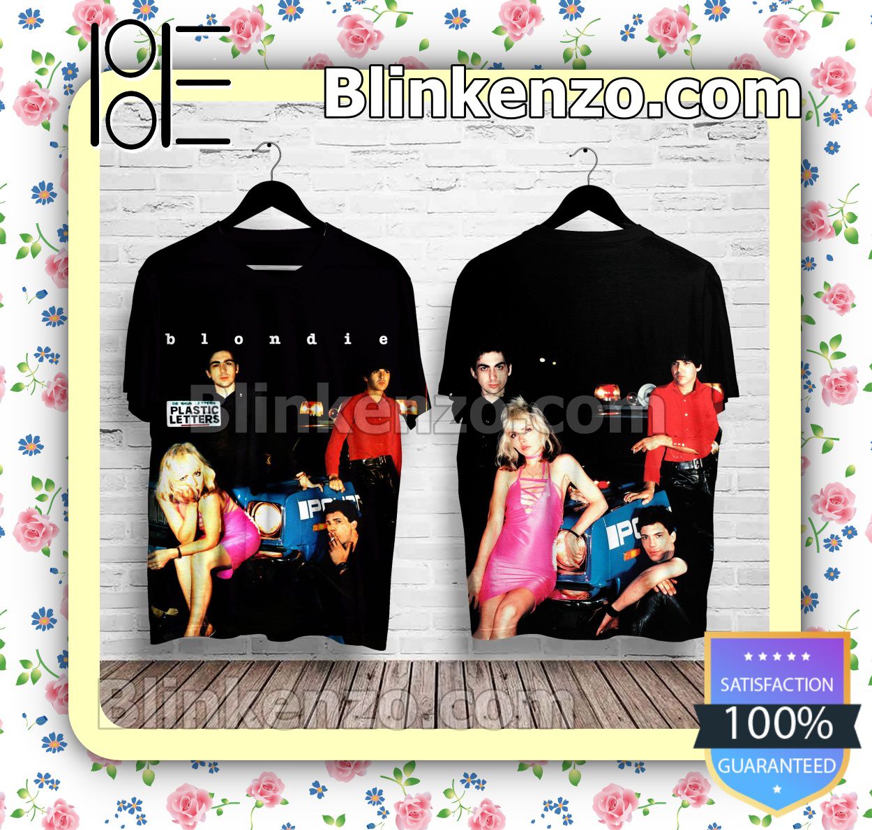 Blondie Plastic Letters Album Cover Custom Shirt
