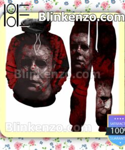 Blood Michael Myers Hooded Sweatshirt, Long Pants