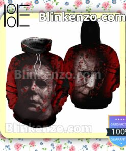 Blood Michael Myers Hooded Sweatshirt, Long Pants a