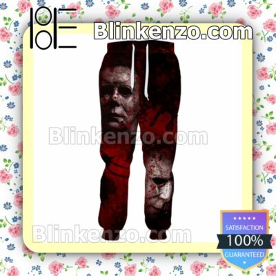 Blood Michael Myers Hooded Sweatshirt, Long Pants b