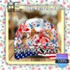 Bloodhound American Flag Classic Caps