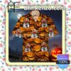 Bloodhound Pumpkin Halloween Collar Shirt