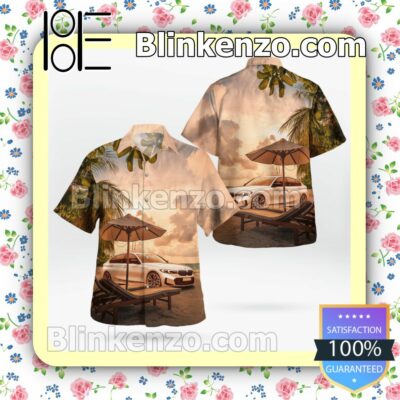 Bmw 3 Series 2022 On Sunset Beach Casual Button Down Shirts