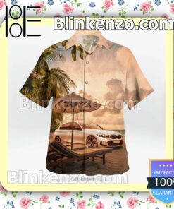 Bmw 3 Series 2022 On Sunset Beach Casual Button Down Shirts b