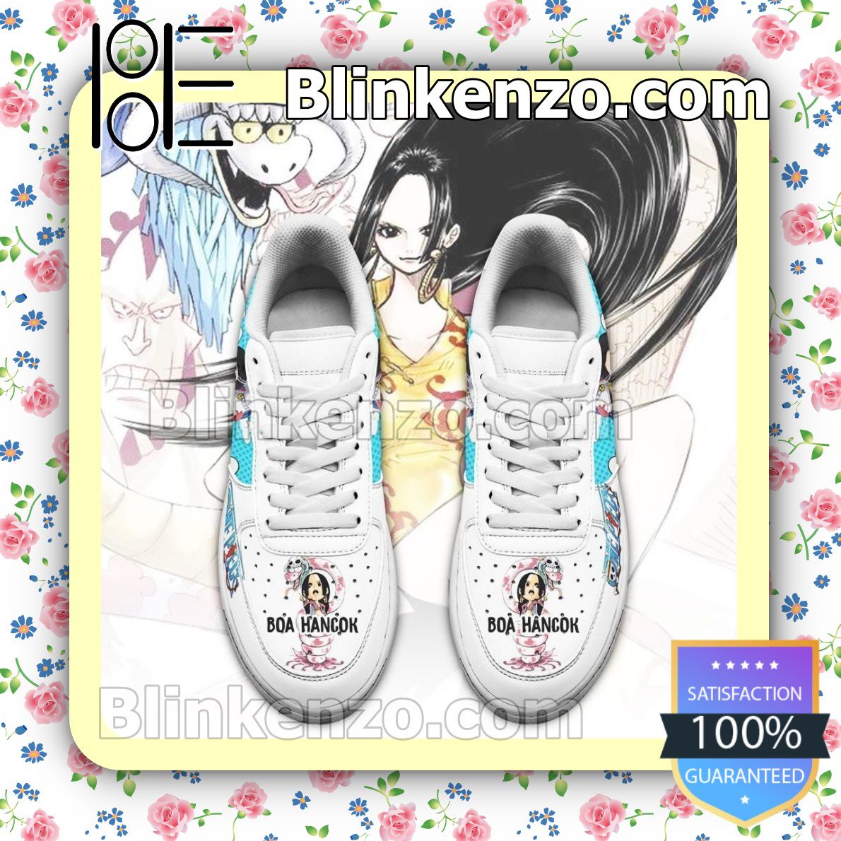 Buy In US Boa Hancok One Piece Anime Nike Air Force Sneakers