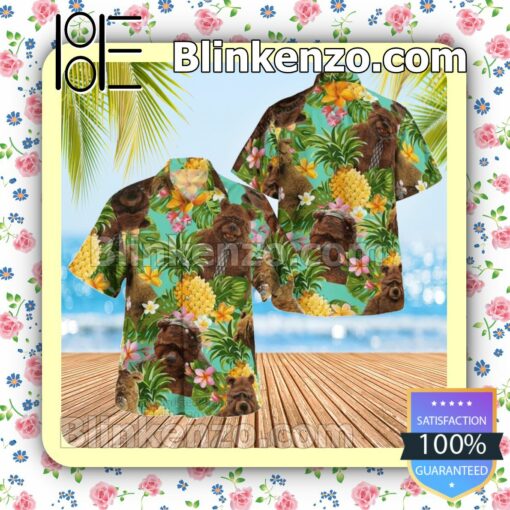 Bobo The Bear The Muppet Tropical Pineapple Beach Shirt