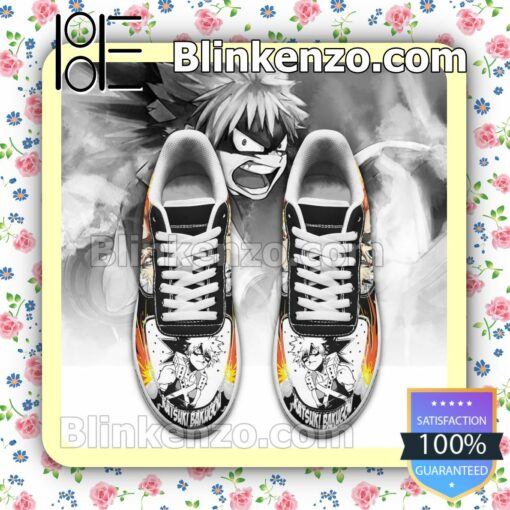 Boku No Hero Academia Katsuki Bakugou Nike Air Force Sneakers a