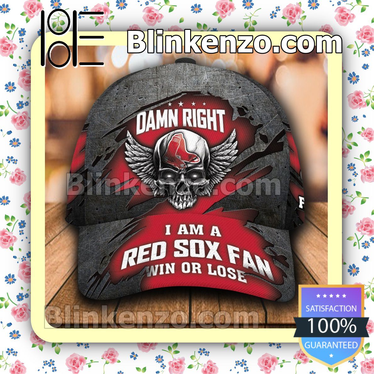 Boston Red Sox Skull MLB Classic Hat Caps Gift For Men