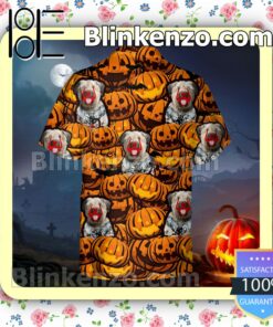 Bouvier des Flandres Pumpkin Halloween Collar Shirt a