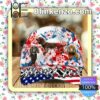 Boykin Spaniel American Flag Classic Caps