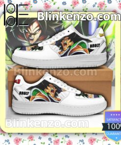 Broly Dragon Ball Z Anime Nike Air Force Sneakers