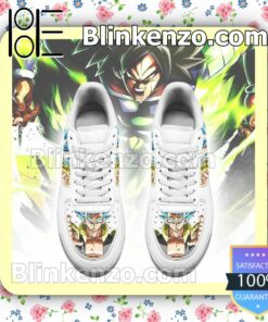 Broly Dragon Ball Z Anime Nike Air Force Sneakers a