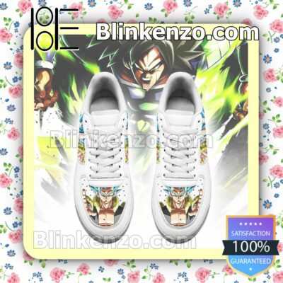 Broly Dragon Ball Z Anime Nike Air Force Sneakers a
