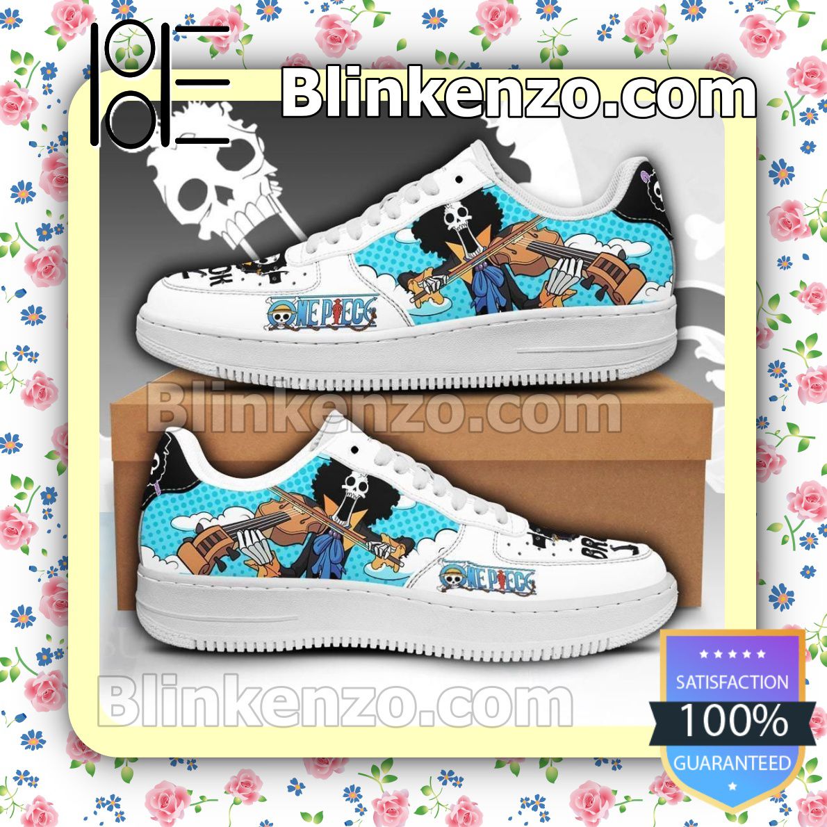 Print On Demand Brook One Piece Nike Air Force Sneakers