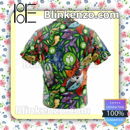 Bug Type Pokemon Pokemon Summer Beach Vacation Shirt a