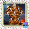 Bull Terrier Pumpkin Halloween Collar Shirt