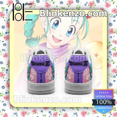 Bulma Dragon Ball Anime Nike Air Force Sneakers b