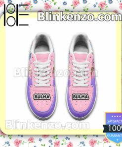 Bulma Dragon Ball Z Anime Nike Air Force Sneakers a
