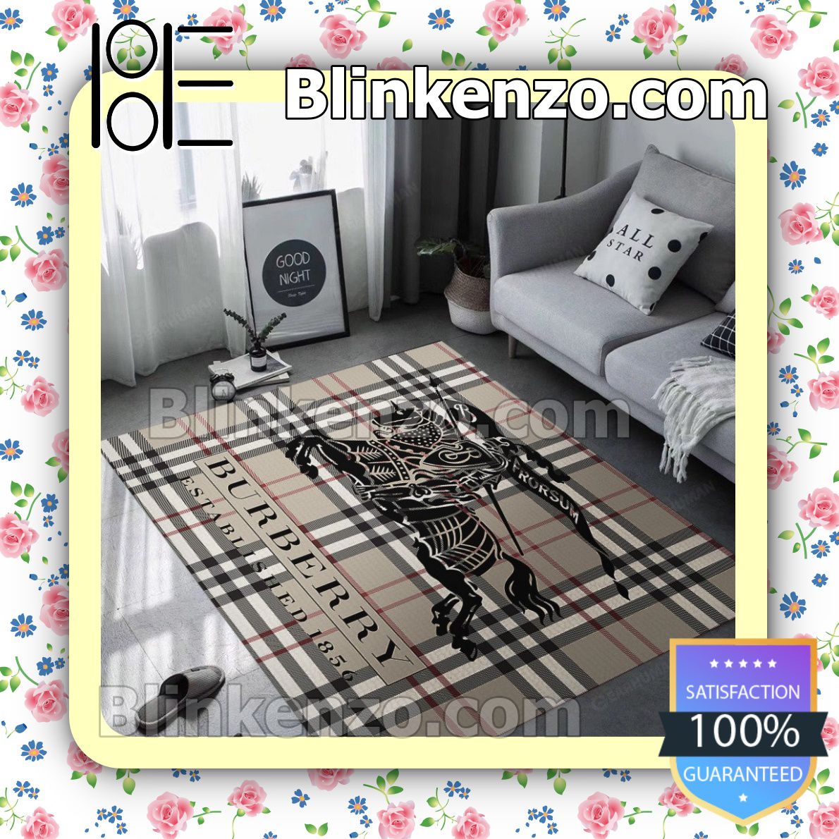 Burberry Established 1856 Plaid Luxury Carpet Runners