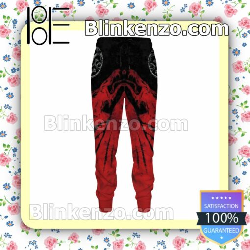 Burn Them All Black And Red Gift For Family Joggers