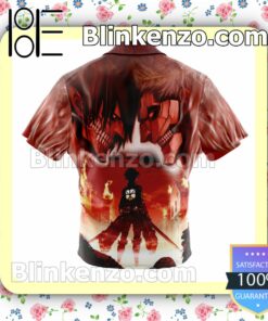 Burning Attack on Titan Summer Beach Vacation Shirt a