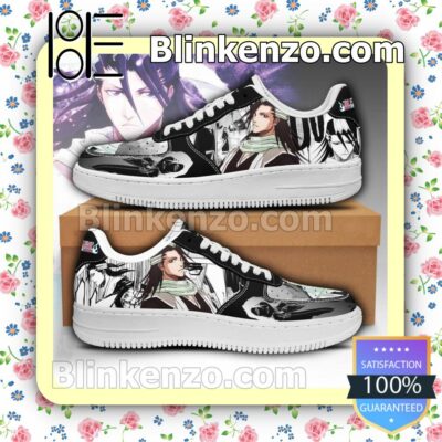 Byakuya Bleach Anime Nike Air Force Sneakers