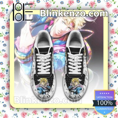 Caesar Zeppeli Manga JoJo's Anime Nike Air Force Sneakers a