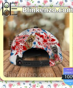 Cairn Terrier American Flag Classic Caps a